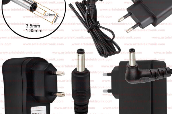 ADAPTÖR (5V) (3,5 X 1,35)MM UÇLU 55414