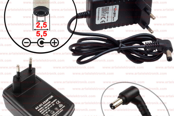 ADAPTÖR (8V) (5,5 X 2,5)MM 55711