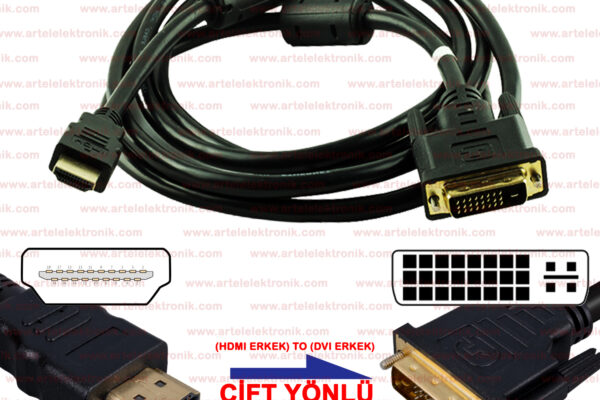 ARA KABLO (DVI ERKEK) TO (HDMI ERKEK) (AR 50170 )