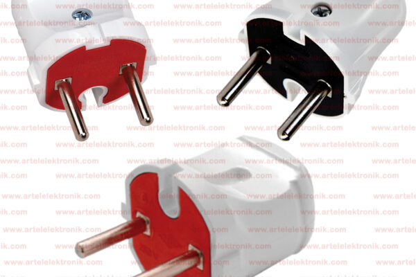 FİŞ (220V ELEKTRİK) TOPRAKSIZ (ERKEK) (AR 50209 )